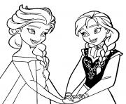 Coloriage Elsa frozen reine des neiges