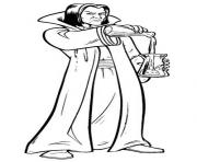 Coloriage Severus Rogue enseigne les potions