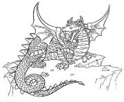 Coloriage dragon