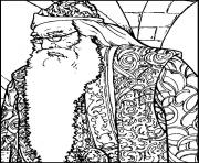 Coloriage Albus Dumbledore