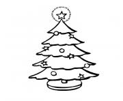 Coloriage sapin gratuit