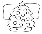 Coloriage sapin de noel en ligne