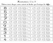 Coloriage jeux maths numeration 4