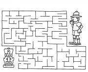 Coloriage labyrinthe jeux 17