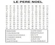 Coloriage jeux mots caches noel 3