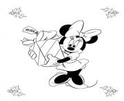 Coloriage minnie coloriage noel disney mickey