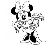 Coloriage minnie coloriage noel disney