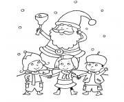 Coloriage noel maternelle facile simple