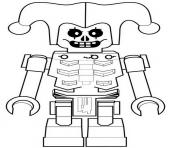 Coloriage ninjago krazi squelette de la foudre