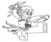 Coloriage ninjago nya ninja