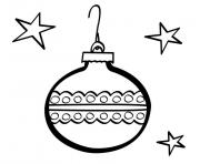 Coloriage decorations noel gratuit