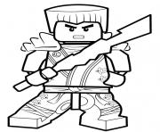 Coloriage ninjago chef dessin