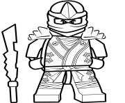 Coloriage ninjago se prepare pour combat