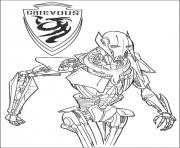 Coloriage star wars 7 grievous