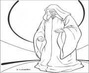 Coloriage star wars le maitre en reflexion