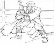 Coloriage star wars sabre 1