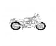 Coloriage moto kawasaki