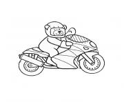 Coloriage moto gp