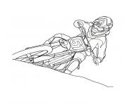 Coloriage moto cross ktm