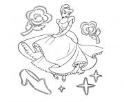 Coloriage anniversaire princesse