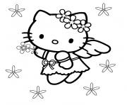 Coloriage anniversaire hello kitty