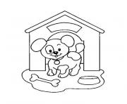 Coloriage chiot