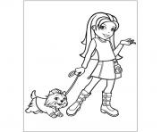 Coloriage chien polly pocket