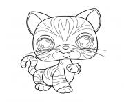 Coloriage chat petshop