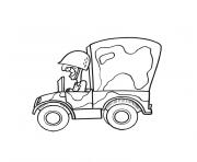 Coloriage camion militaire