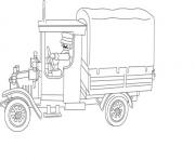 Coloriage playmobil camion