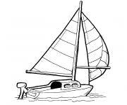 Coloriage bateau