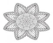 Coloriage mandala gratuit 2015