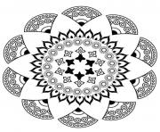 Coloriage mandala