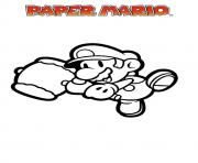 Coloriage mario paper millenaire 11