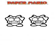 Coloriage mario paper millenaire 20