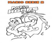 Coloriage mario bros nintendo 2