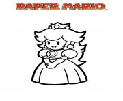 Coloriage mario paper millenaire 13