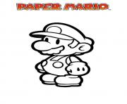 Coloriage mario paper millenaire 14