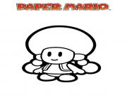 Coloriage mario paper millenaire 6