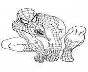 Coloriage spiderman 9