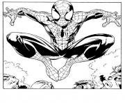 Coloriage spiderman 179