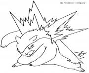 Coloriage pokemon x ex 37