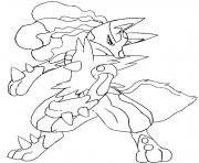 Coloriage pokemon x ex 13