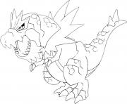 Coloriage pokemon x ex 18