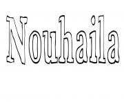 Coloriage Nouhaila