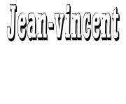 Coloriage Jean vincent