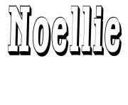 Coloriage Noellie