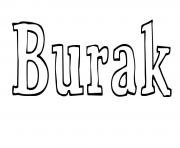 Coloriage Burak