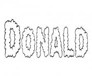 Coloriage Donald