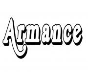 Coloriage Armance